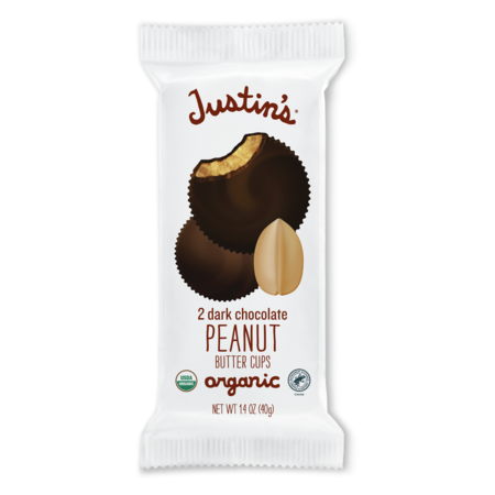 Dark Chocolate Peanut Butter Cup 1.4 oz., PK72 -  JUSTINS, 78445